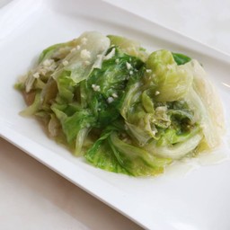 ผักกาดแก้วผัดกระเทียม