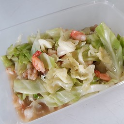 กระหล่ำปลีผัดกุ้งสับ