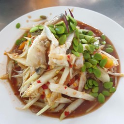 ส้มตำปูม้า ใส่ปลาร้า