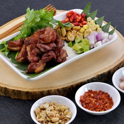 แหนมซี่โคร่งหมูทอด