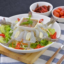 กุ้งแช่น้ำปลา