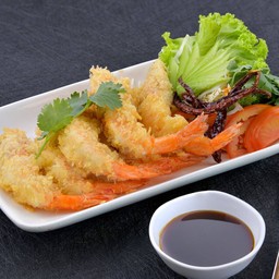 กุ้งทอดซอสมะขาม