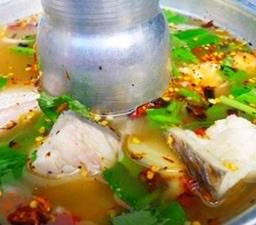 ต้มยำเนื้อปลากะพงนำ้ใส