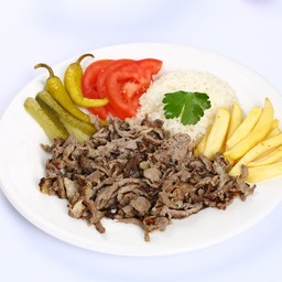 เคบับเนื้อพร้อมข้าว