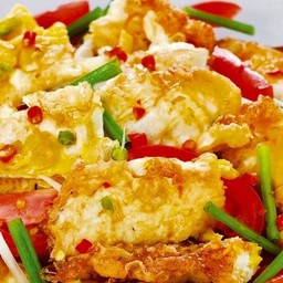 ยำไข่ดาวไม่ใส่หมู