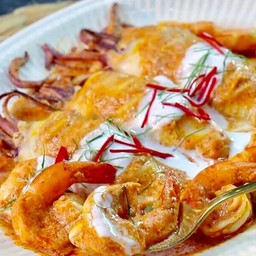 ฉู่ฉี่กุ้ง+หมึก