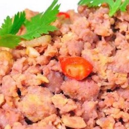 หมูสับปลาอินทรีย์