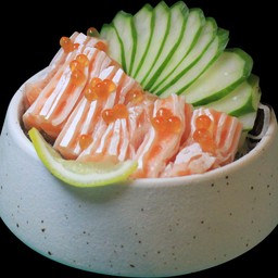 N15 ท้องแซลมอน ซาซิมิ