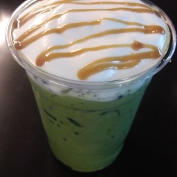 ชาเขียวเขียวเขียวคาราเมลเย็น (Iced GreenGreenGreentea Caramel)