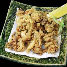 หนวดปลาหมึกทอด