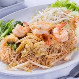 เส้นหมี่ผัดมันกุ้ง 3รส