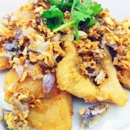 ปลาหมอทอดขมิ้น