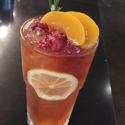 ราสเบอร์รี่พีชโซดา(Raspberry Peach  Soda)