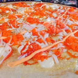 ไข่กุ้ง + ปูอัด + มอเซร่าชีส