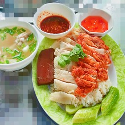 ข้าวมันไก่ผสม ธรรมดา