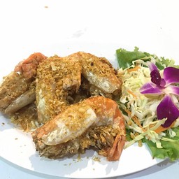 กุ้งทอดกระเทียม