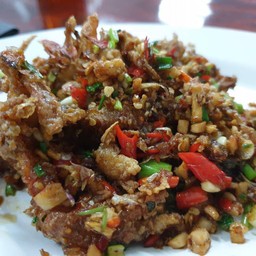 ปูนิ่มผัดพริกเกลือ