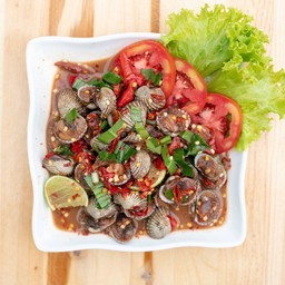 ตำหอยแครงใส่ปลาร้า