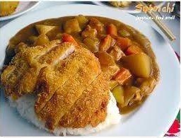 ข้าวแกงกะหรี่ไก่ทอด