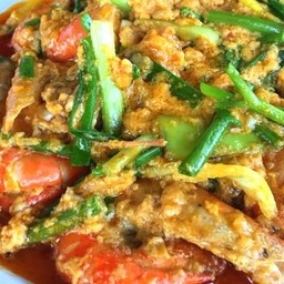 กุ้งผัดผงกระหรี่