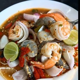 ยำกุ้งทูโทน2สี