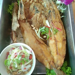 ปลากระพงทอดน้ำปลา