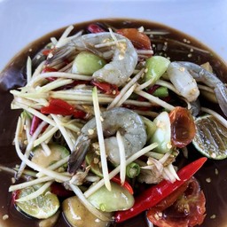 ตำกุ้งสด