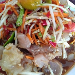 ตำเอ็นแก้ว (เนื้อ)