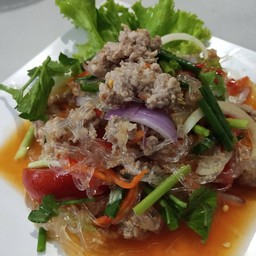 ยำวุ้นเส้นหมูสับ