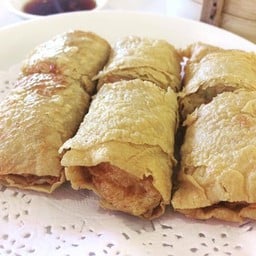 ฟองเต้าหู้พันกุ้งทอด