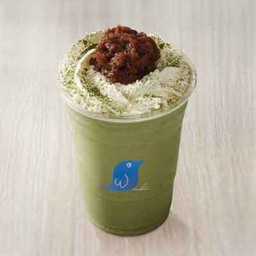 มัตฉะชาเขียวถั่วแดงสมูทตี้