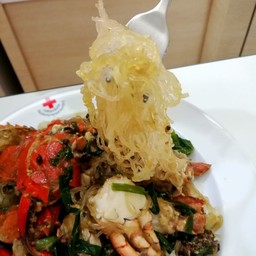 ปูเนื้ออบวุ้นเส้น
