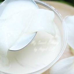 พุดดิ้งมะพร้าวอ่อน