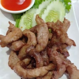 หมูทอดแดดเดียว