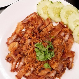 หมูสามชั้นทอดกรอบ