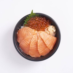 Salmon & Ikura Don