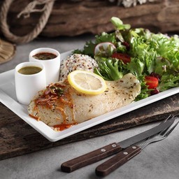 สเต็กปลาบาซาอ่าวไทย