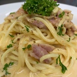 คาโบนาร่า เบคอน+แฮม