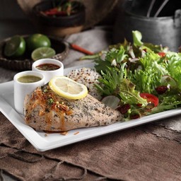 สเต็กอกไก่อ่าวไทย