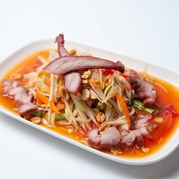 ตำไทยคอหมูย่าง