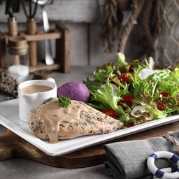 สเต็กอกไก่แคริเบียน