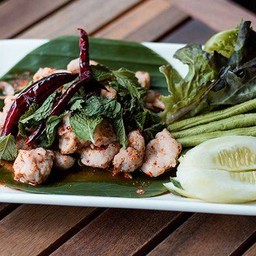 ลาบหมูเด้ง