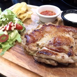 สเต็กไก่แฮมชีส