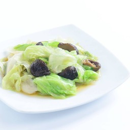 ผักกาดแก้วผัดเห็ดหอม