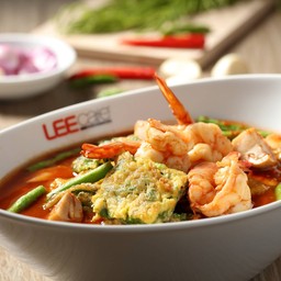 แกงส้มชะอมกุ้งสด