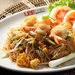 เส้นหมี่ผัดมันกุ้ง 3 รส