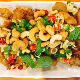 ปลากระพงสมุนไพร