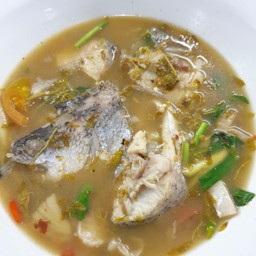 ต้มยำปลากระพง