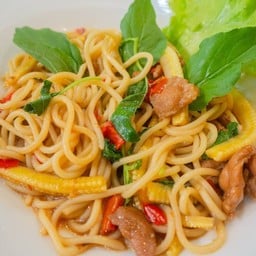 สปาเกตตี้ใบกะเพรา