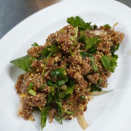 ก้อยหมูมะนาว(ดิบ)